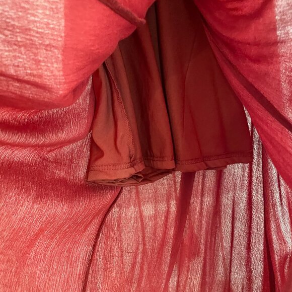 NWT Baltic Born Jennifer Deep V Maxi Red Dress Size Small - Picture 8 of 15